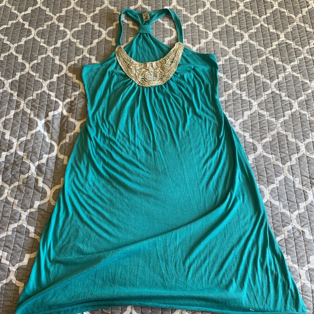 Teal dress